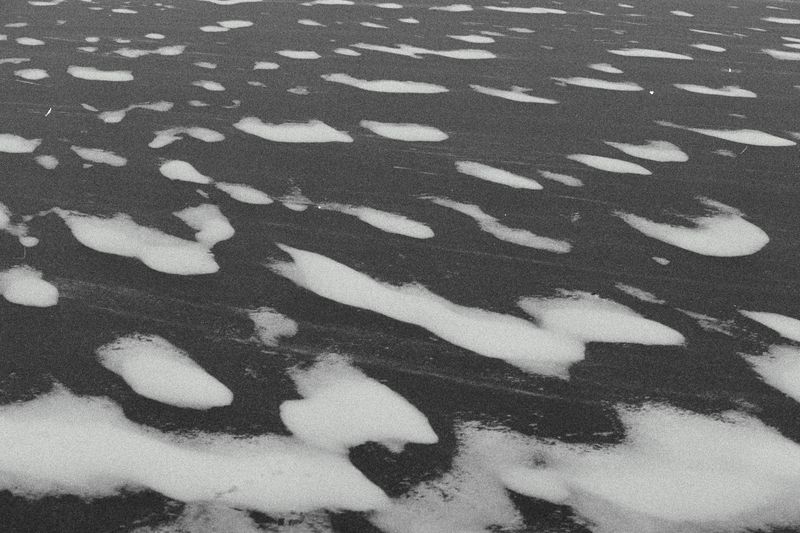 © Ksenia Shupenya - Texture of snow patterns, feeling of contrast and cold. Ilford Delta 3200
