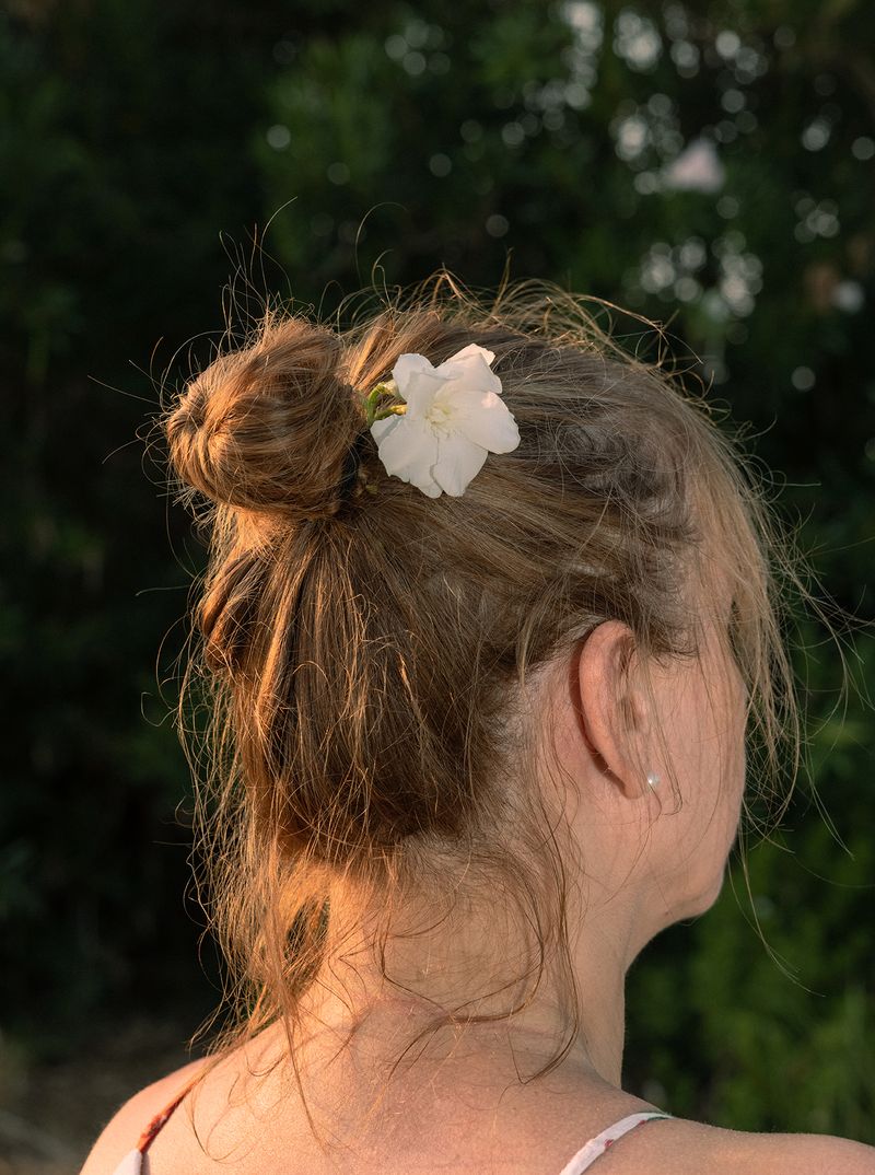 © Michaela Nagyidaiová - A photograph of Eleni's / Lena's daughter discovering her mother's homeland.