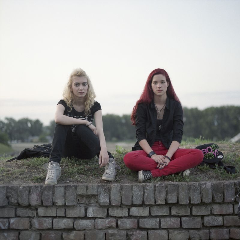 © Chiara Fossati - Lidia e Ana, both 16 years old, spending time chatting in their favorite spot of their small hometown Osijek, Croatia, 2014.