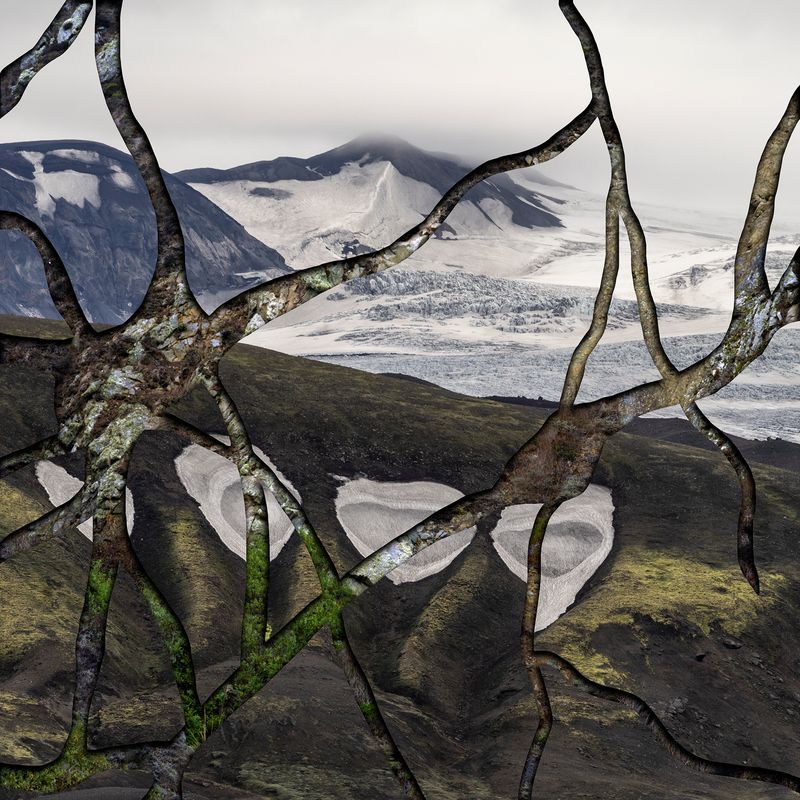 © Charlotta Hauksdottir - Imperception VI Archival inkjet prints, hand cut and layered with mixed media in between creating a 3-d work