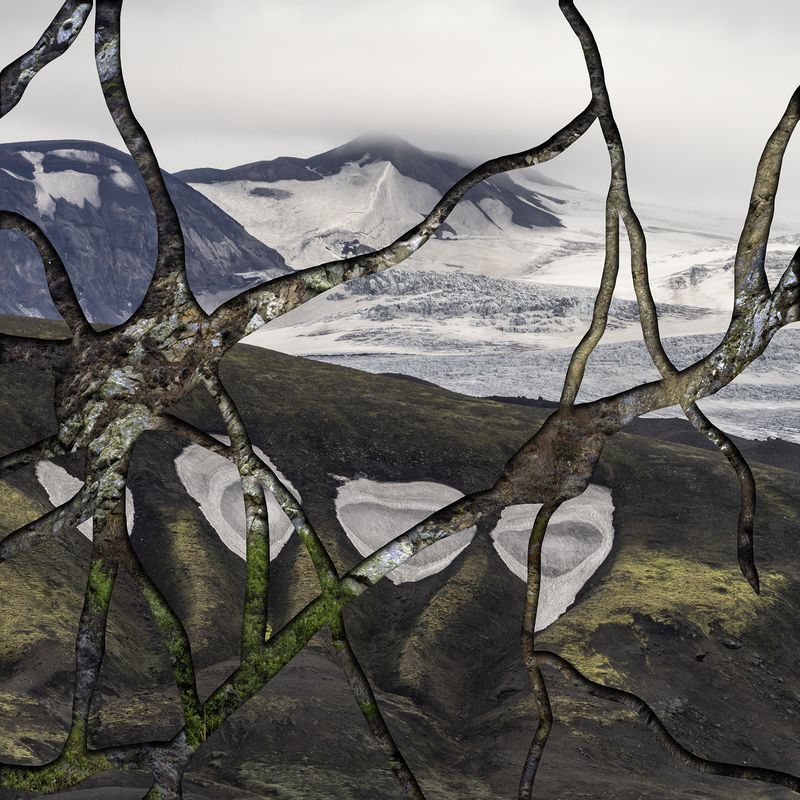 © Charlotta Hauksdottir - Imperception VI Archival inkjet prints, hand cut and layered with mixed media in between creating a 3-d work