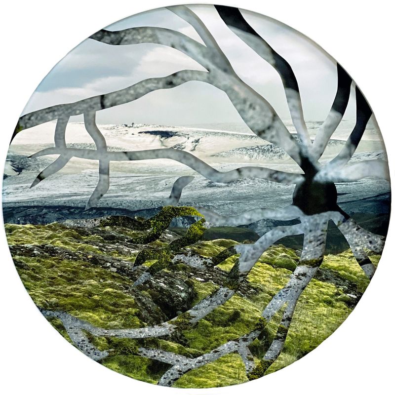 © Charlotta Hauksdottir - Imperception IV Archival inkjet prints, hand cut and layered with mixed media in between creating a 3-d work