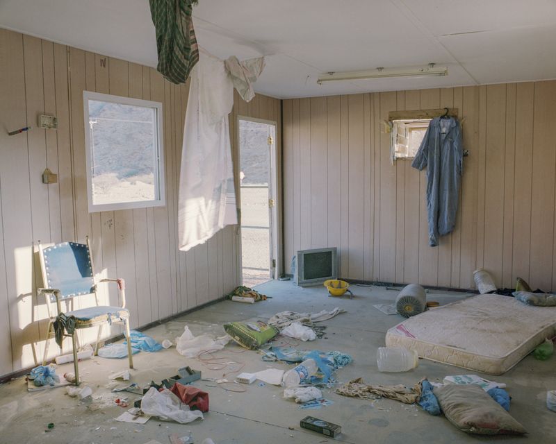 © VALENTIN JOSEPH VALETTE - Abandoned labor camp near the large-scale Yiti construction site. Yiti, January 2023.