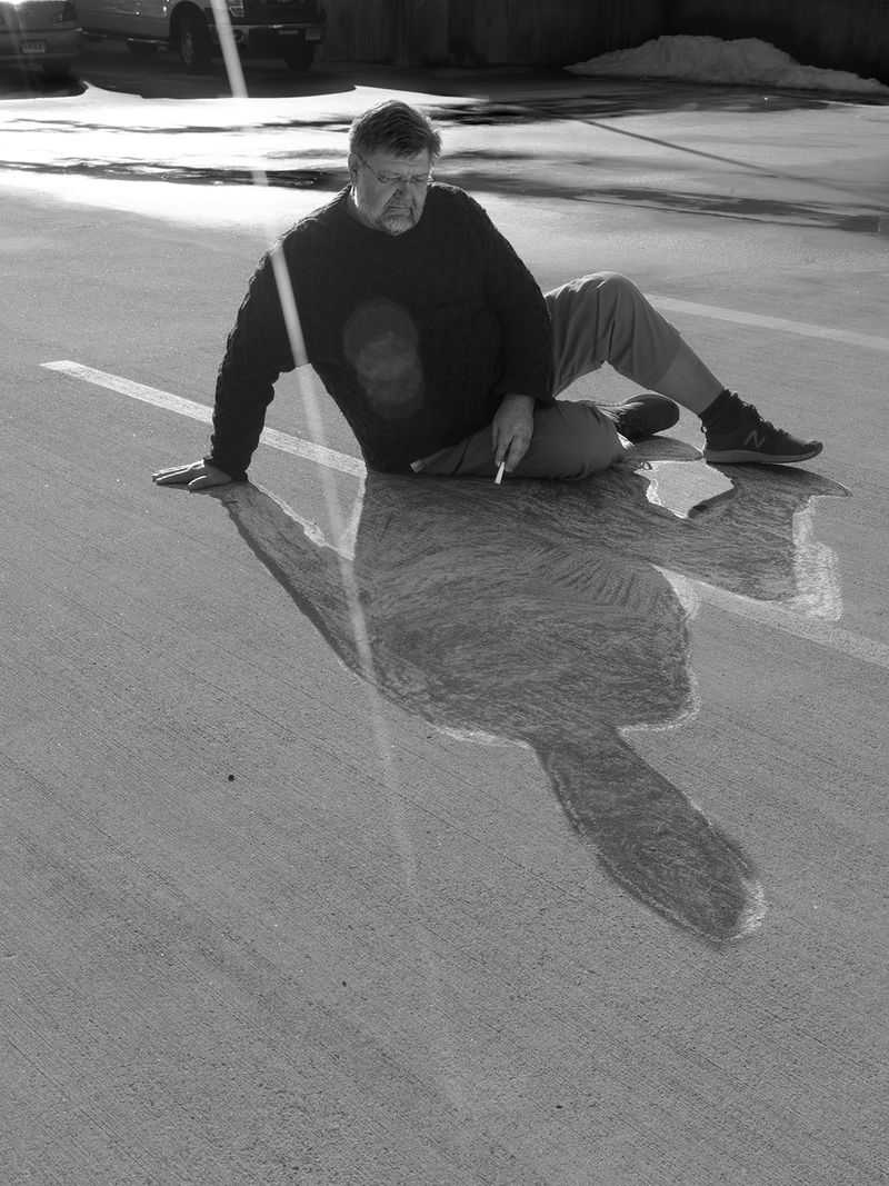 © Rory Hamovit - Chalked, 2020, Gelatin Silver Print from Digital Negative