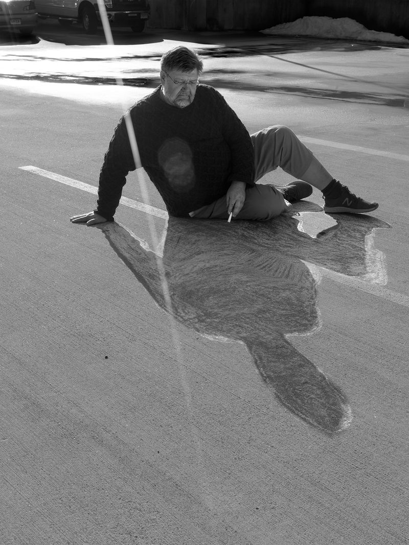 © Rory Hamovit - Chalked, 2020, Gelatin Silver Print from Digital Negative