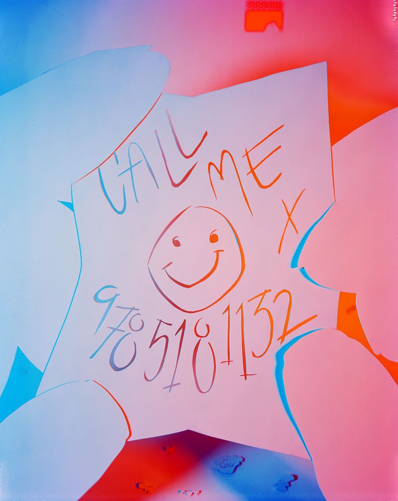 © Rory Hamovit - Call me, 2024. Chromogenic print