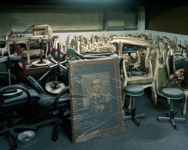 © Adam Lampton - Portrait in the Basement of the Dom Pedro Theater, Macao (Img#: 9) (Size: 28x30") Archival Inkjet Print (2007/18)