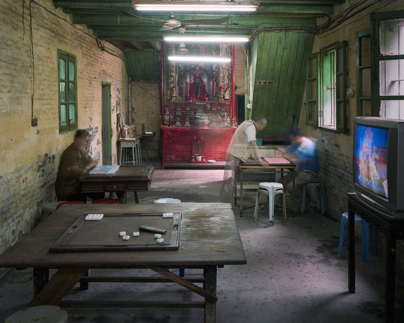 © Adam Lampton - Mahjong Parlor, Macao (Img#: 4) (Size: 28x30") Archival Inkjet Print (2007/18)