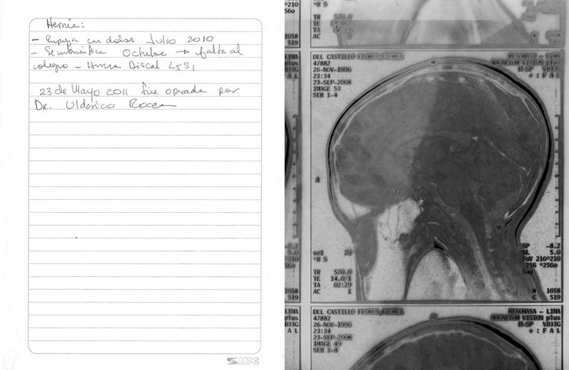 © Fiorella Del Castillo - Image from the Residuos de un contacto: Manipulación photography project