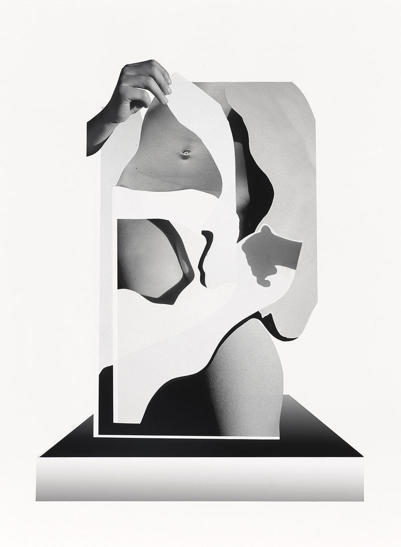 © Vanessa Woods - Hold, Unique Collage from Original Photographs 30 x 22 inches, 2024