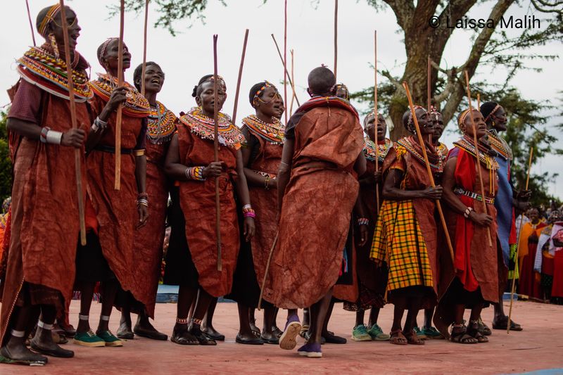 © Laissa Malih - Old Samburu Women singing emotionally and expressing their views Through their old native song.