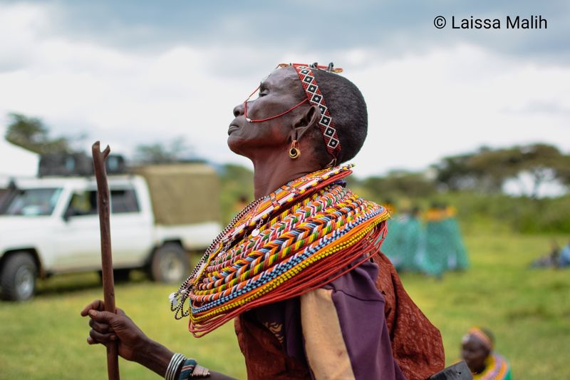 © Laissa Malih - A Samburu woman dancing to the beats of culture.