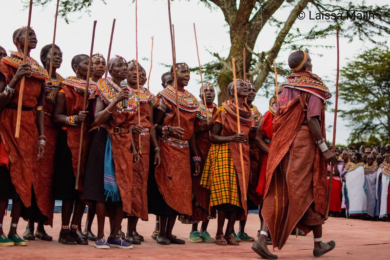 © Laissa Malih - Old Samburu Women singing emotionally and expressing their views Through their old native song.