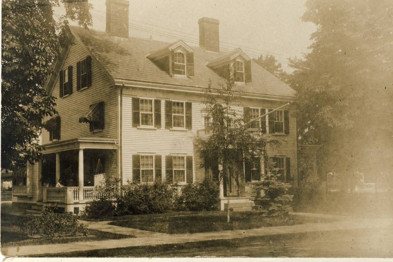 © Laura Konttinen - Original photo from the artist's grandmother's photo album, circa 1920, from Salem, Massachusetts, unknown photographer