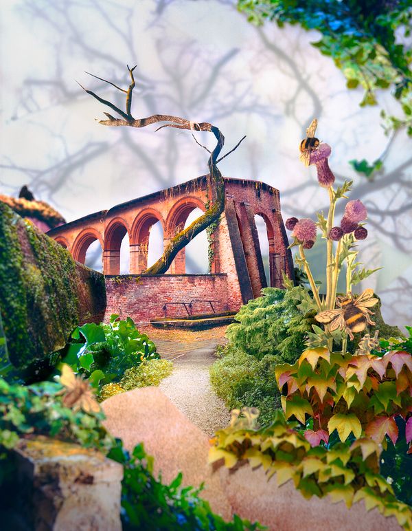 © Laura Konttinen - "The Gate", 2019 Cemetery triptych 1/3