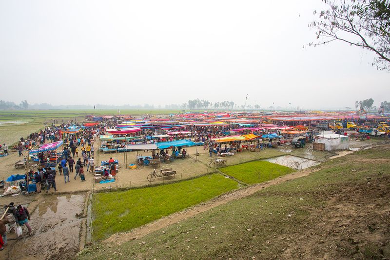 © Jahangir Alam Onuchcha - Hundreds of people took part in the largest fish fair of the district of Bogra, Bangladesh.