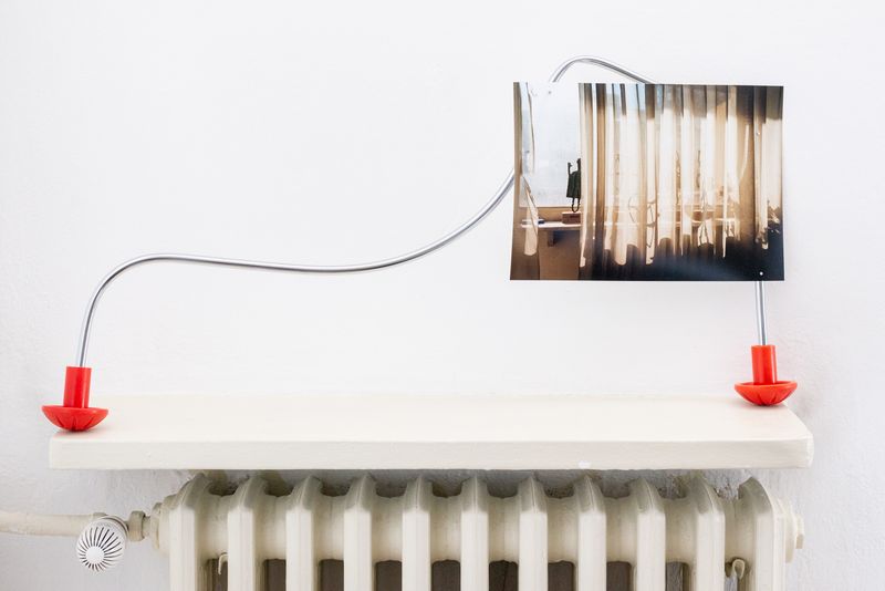 © Stefano Conti - Chromogenic print, chromed copper tube, stolen plastic knobs, magnets.