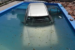 Gabinete de objetos hallados.