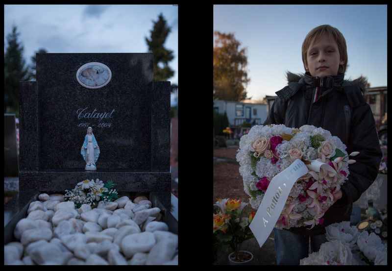 © Thomas Freteur - -"Notre grand-mère n'a pas pu nous accompagner. On vient de Soignies"
