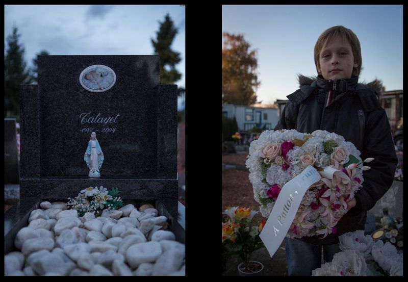 © Thomas Freteur - -"Notre grand-mère n'a pas pu nous accompagner. On vient de Soignies"