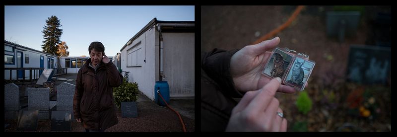 © Thomas Freteur - Tous les dimanches, Nathalie vient se receuillir auprès de Elsa, Breakfast, Country et Ophélie.