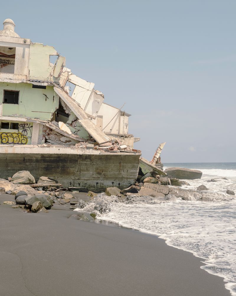 © Mario Alberto Chávez - Pacific coast, Colima. The ocean reclaims what was built too close. Non-human forces do not negotiate.