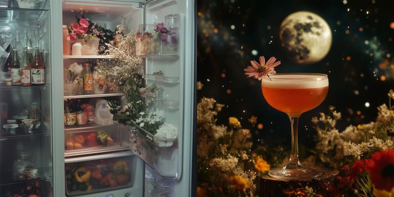 © iamhay - inside of the movie Flower Killing Moon's refrigerator, 72.25 x 145 cm, Archival Pigment Print, Diasec Acrylic Frame.