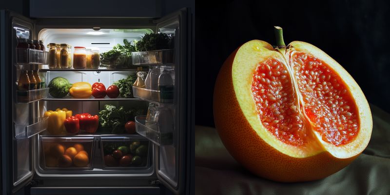 © iamhay - Image from the /imagine prompt: inside of movie's refrigerator photography project