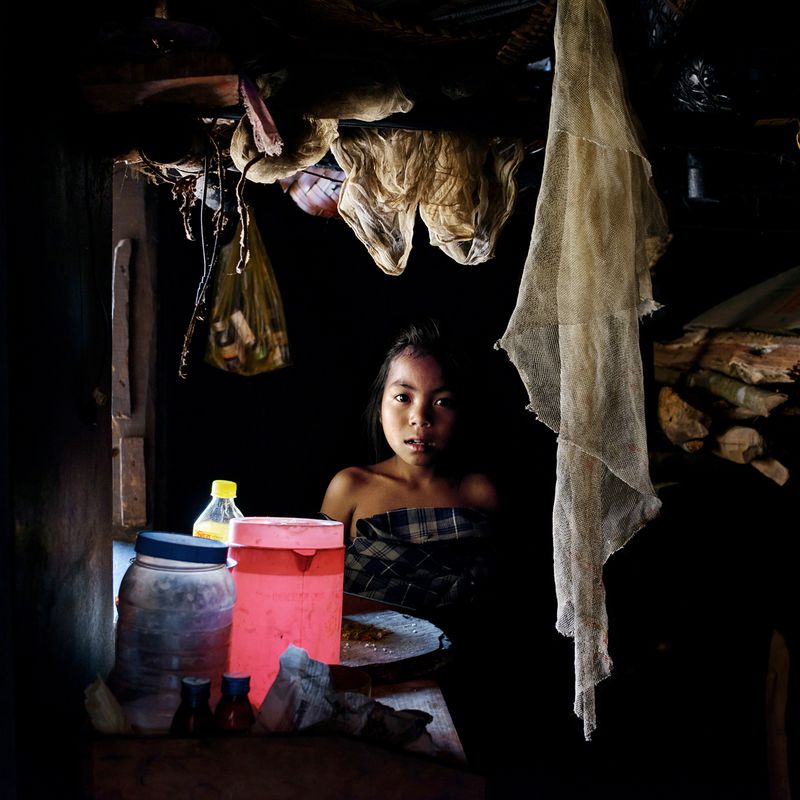 © Karolin Klüppel - Anisha near the window after she took her daily bath.