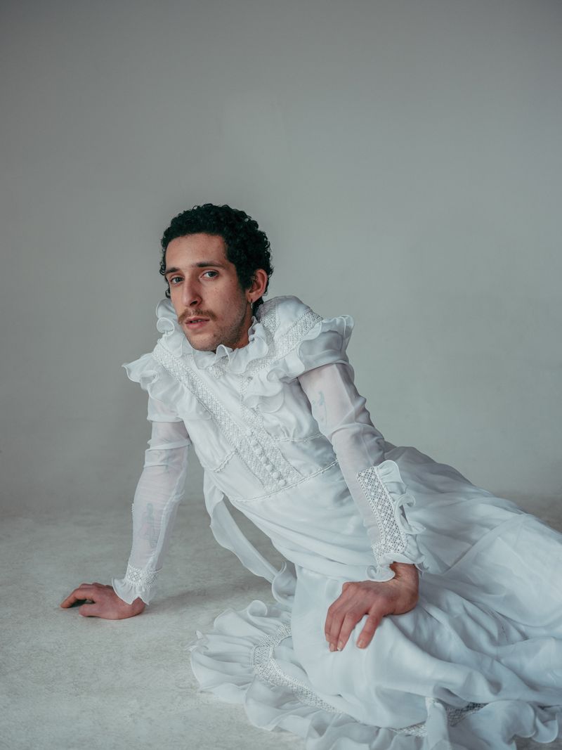 © Lea Greub - Artist and activist David Apakidze in his studio. Tbilisi, 2023.