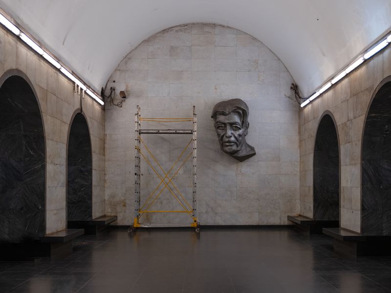 © Lea Greub - The metro station Marjanishvili. Tbilisi, 2023.