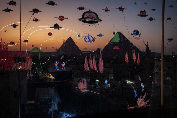 © Caro Mirzoyan - Cairo at night, year 2222