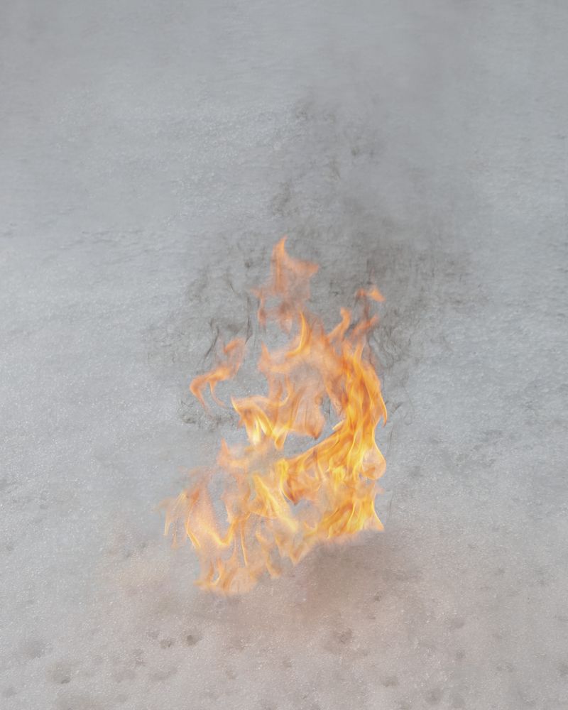 © Riccardo Androni - Image from the The disturbing realization of oneself as a continuum of fragility, suspended in time photography project