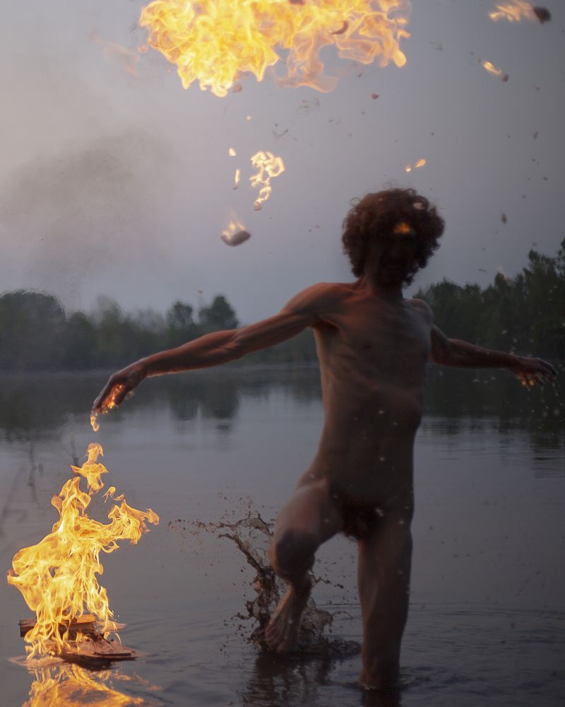 © Riccardo Androni - Image from the The disturbing realization of oneself as a continuum of fragility, suspended in time photography project