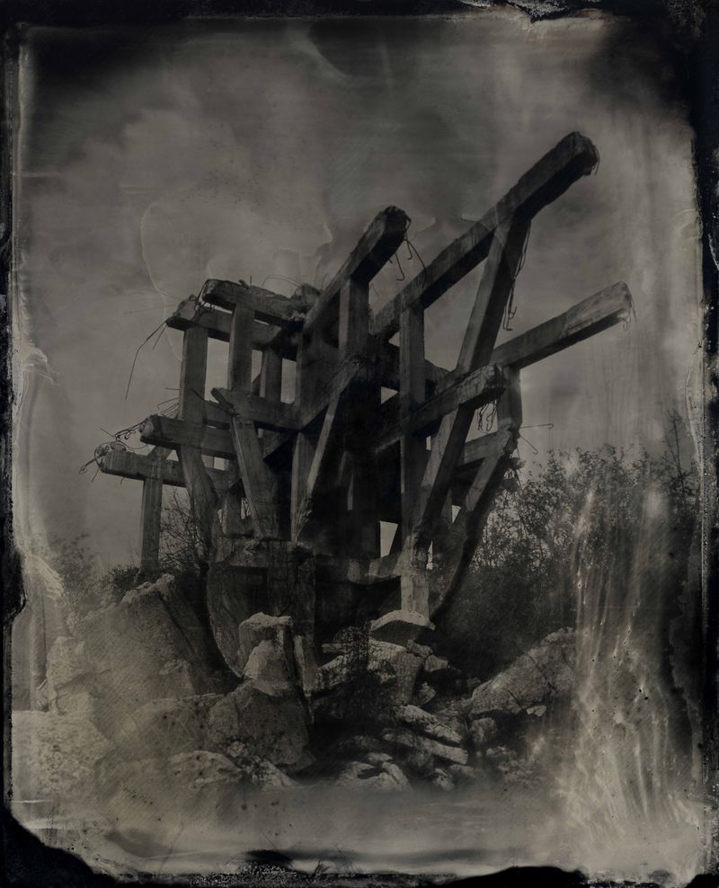 © christian houge - `Tito`s Fist`Monument to the Battle of the WoundedMt.MakljenBosnia