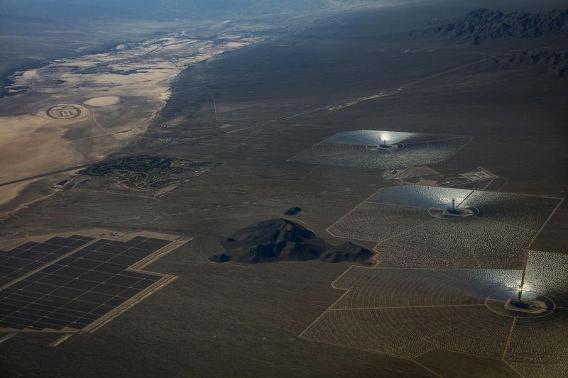 © Barbara Diener - The Desert a Banquet Hall set for a Festival, 2019. The desert—a frequently used site for rocket and missile tests.