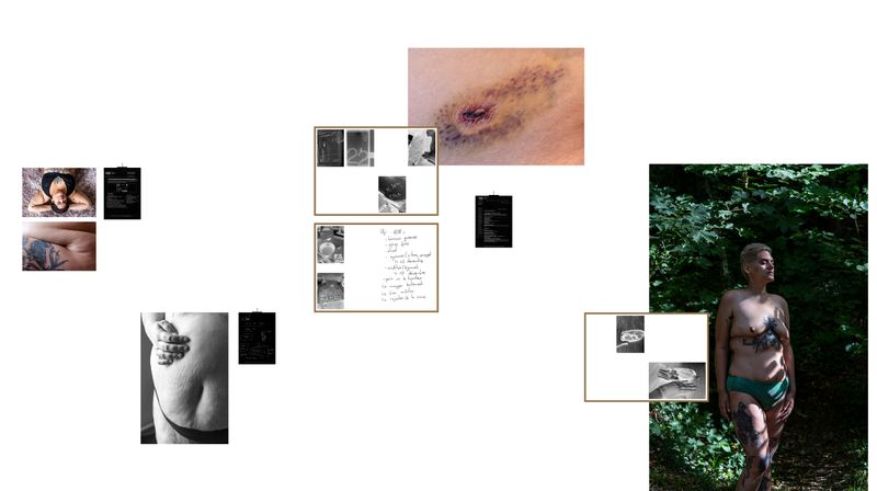 © Aline Bovard Rudaz - Image from the UN POIDS EN MOINS ? [A WEIGHT OFF MY SHOULDERS ?] photography project