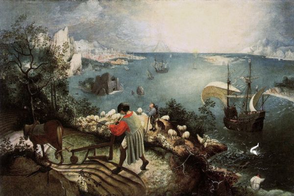 © Alice Jankovic - Painting 'The Fall of Icarus' from 1958 by theartist Peter Bruegel the Elder