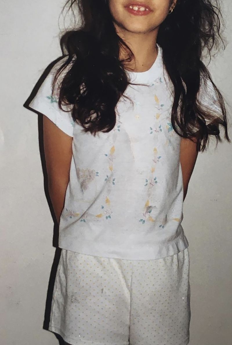 © Alejandra Arévalo - Archive photo and digital Intervention, circa 2003, Tuluá, Colombia. Karoll at her grandmother's house.