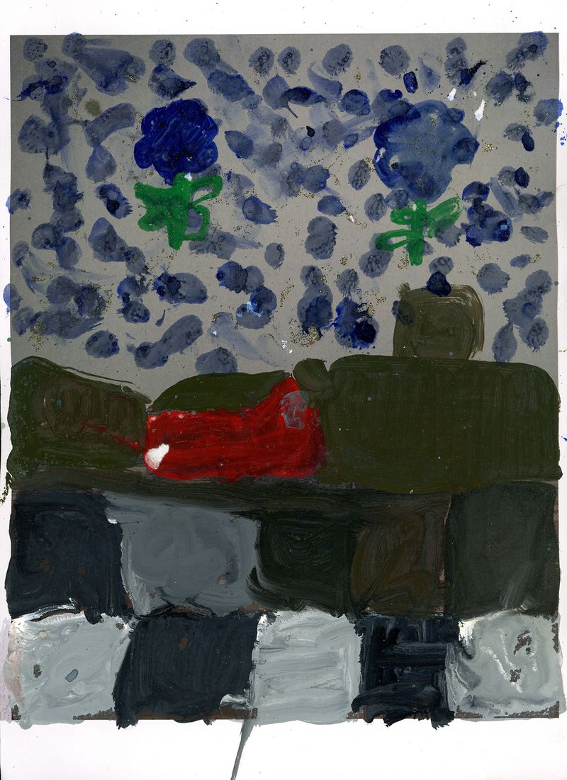 © Alejandra Arévalo - Old Port in Kuda, intervened by the children in Vijapur.