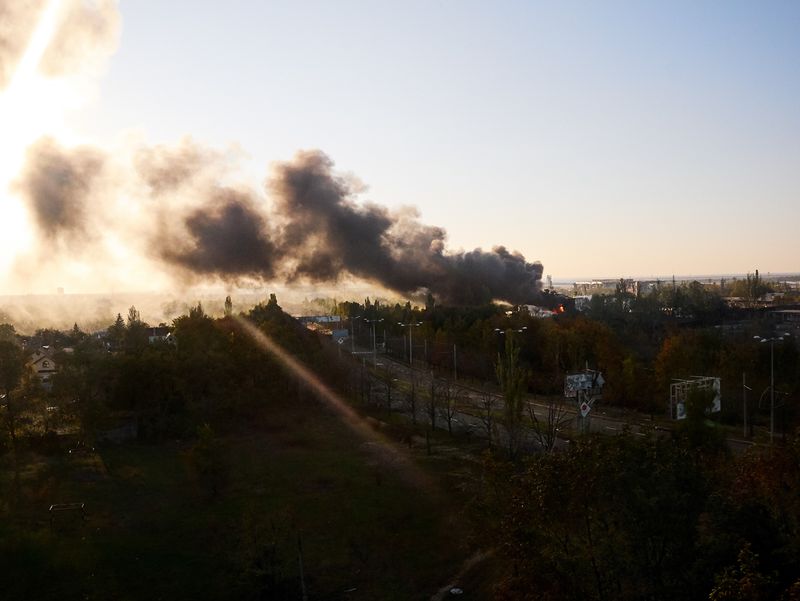 © Alfredo Bosco - Ukraine; Donbass region; Donetsk; 2014 View of the airport of Donetsk during an attack by separatist troops.