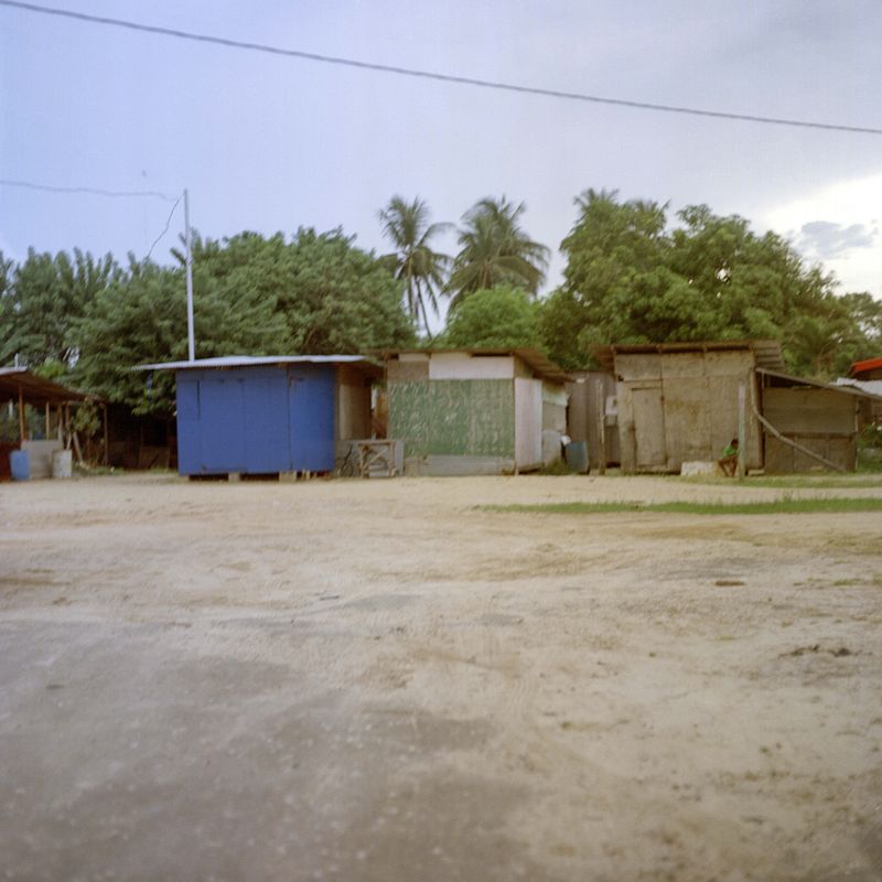 © Kelly-Ann Bobb - There are many Venezuelan migrants who live in these make-shift homes, made of plywood and galvanize.