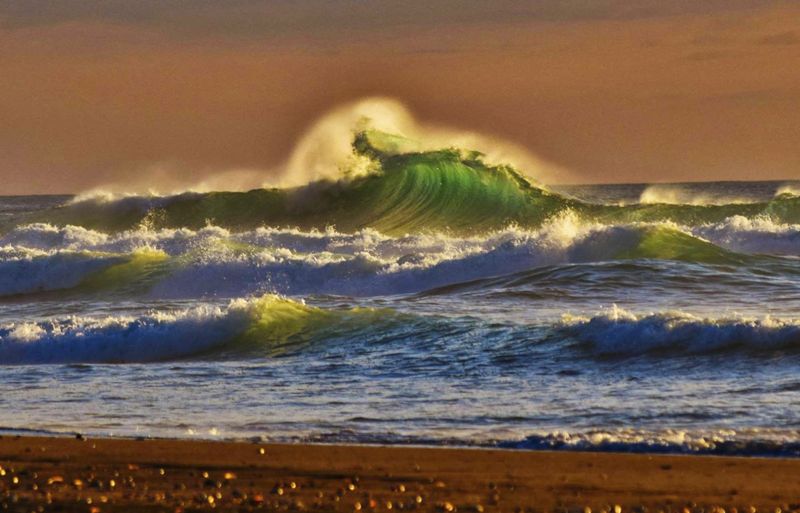 © Kelly Vivian - Crest of the Wave.The west coast waves showing us a tiny bit of what they've got.