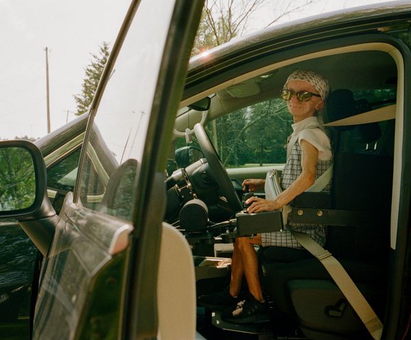 © Logan  White - Kaylee drives a van, modified to her specific needs.