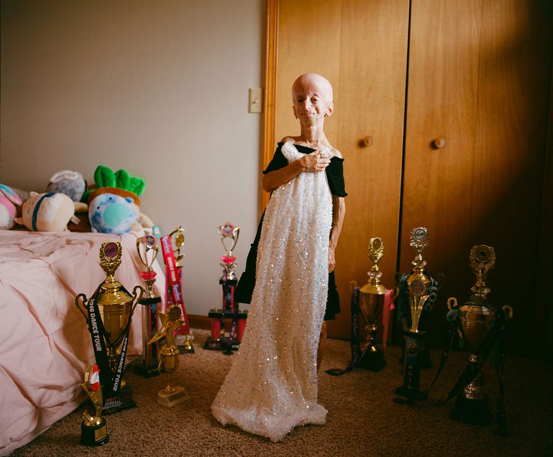 © Logan  White - Kaylee shows me her prom dress.