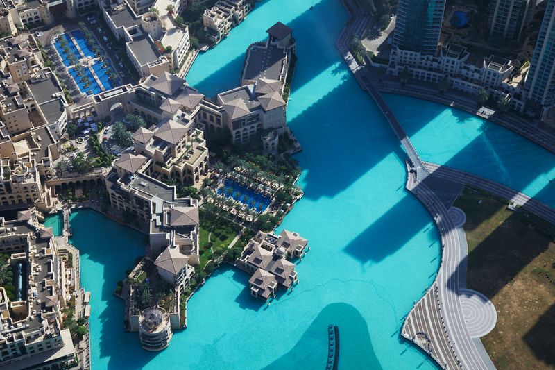 © Rebecco Ann Tess - Pools in the Desert(Burj Khalifa Lake, Downtown Dubai, 2013)2019
