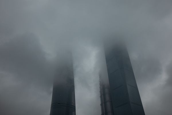 © Rebecco Ann Tess - Fogged Trio(Shanghai Tower, Shanghai World Financial Center, Jin Mao Tower, Pudong, Shanghai, 2014)2025