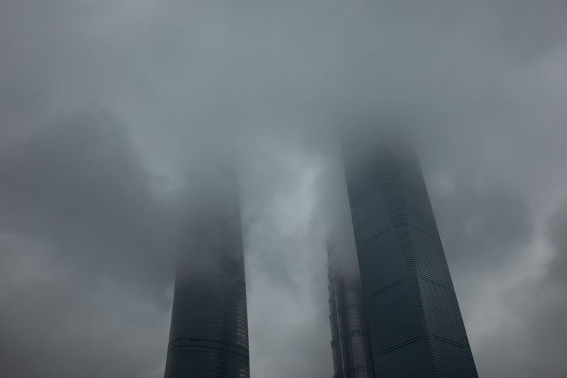 © Rebecco Ann Tess - Fogged Trio(Shanghai Tower, Shanghai World Financial Center, Jin Mao Tower, Pudong, Shanghai, 2014)2025