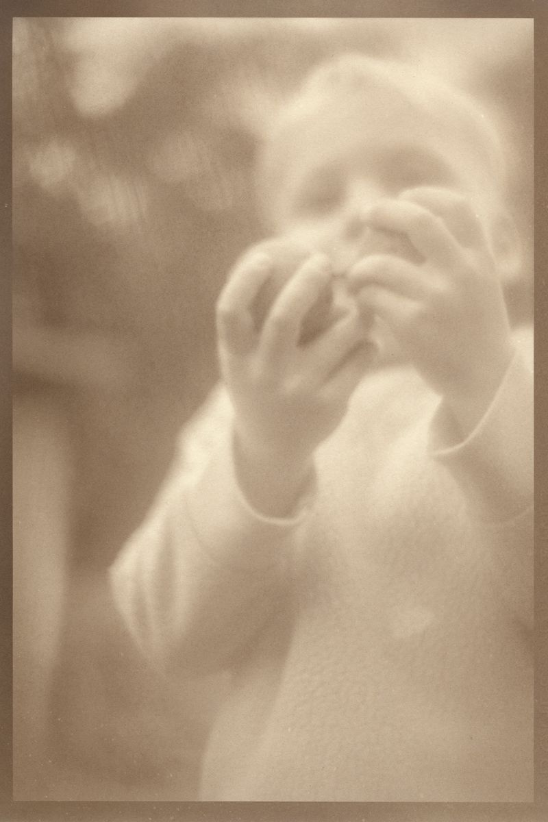 © Eleanor Oakes - Sawyer, 2023. 9x13.5" Salted paper print made with Jamie's breastmilk.