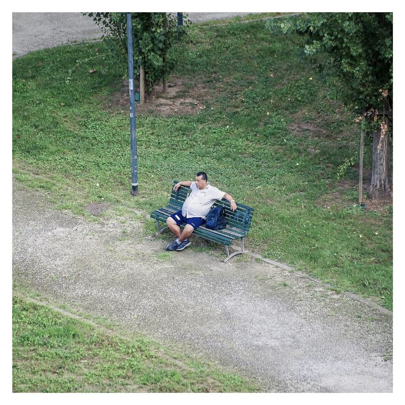 © Matteo Garzonio - Image from the Rear Window (the bench) photography project